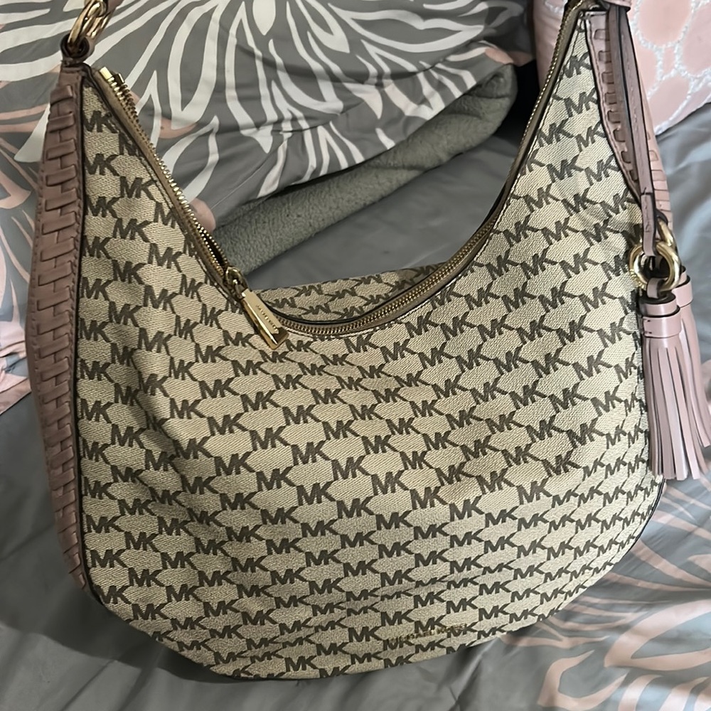 Michael kors logo hobo bag.